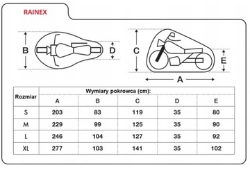 ЧЕХОЛ ДЛЯ МОТОЦИКЛА OXFORD RAINEX С TOUCH R-XL