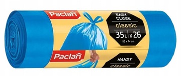 PACLAN Worki na Śmieci CLASSIC z Uszami 35L A'26