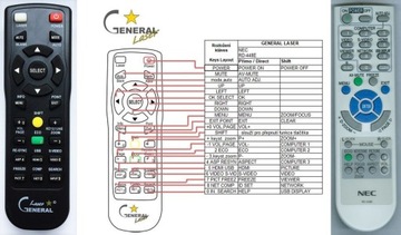 PILOT ZAMIENNIK NEC RD-443E, RD-448E, RD-450D