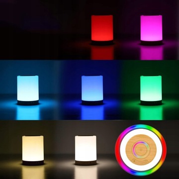 Lampka nocna premium OKOA 3W 13 kolorów 3 poziomy jasności akumulator