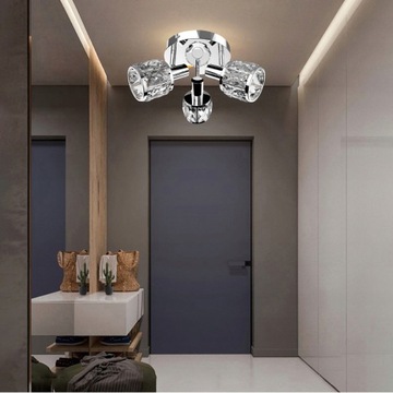 ПОТОЛОЧНЫЙ СВЕТИЛЬНИК VENUS 3, РЕГУЛИРУЕМЫЙ ХРУСТАЛ, ЛЮСТРА