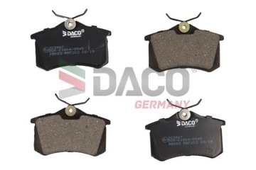 DACO 323947 Zestaw klocków hamulcowych, hamulce tarczowe