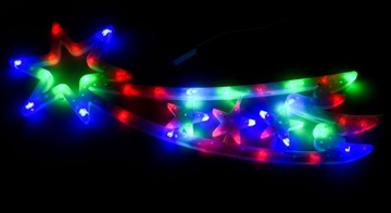 БОЛЬШАЯ ВИФЛЕЕМСКАЯ ЗВЕЗДА ЦВЕТНАЯ КОМЕТА LED 75см