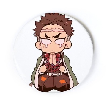 Przypinka anime Demon Slayer chibi Gyomei 58 mm