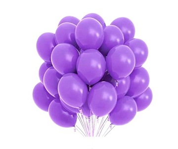 BALONY PROFESJONALNE 5 CALI FIOLETOWE 50 SZT