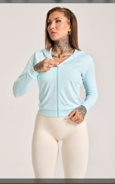 СВИТШОТ BABY BLUE GYM GLAMOUR S