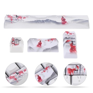 4 Pcs Keycap Chic Keyboard Caps Computer Stickers Keycaps Kits Durable