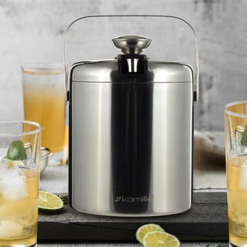 Контейнер для льда BUCKET THERMAL + щипцы KAMILLE