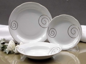 694 BULIONÓWKA 400 ml SPODEK 16 cm KAMELIA CHODZIEŻ MALCER PORCELANA 12/24