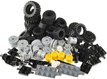 LEGO mix kółka osie opony NOWE - 74 - ORYGINALNE elementy LEGO