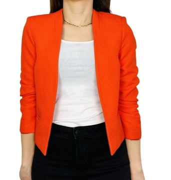 Żakiet tłoczony neonowy XS 34 Topshop