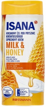 ISANA Kremowy żel pod prysznic MILK & HONEY