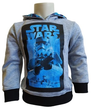 STAR WARS BLUZA Z KAPTUREM GWIEZDNE WOJNY R104 4Y