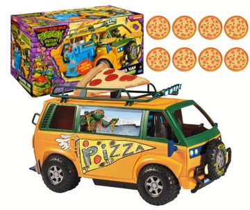 WOJOWNICZE ŻÓŁWIE NINJA Pojazd PIZZAFIRE VAN Furgonetka