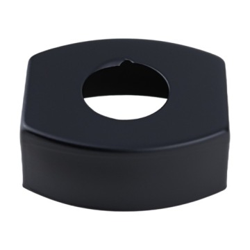 Черные накладные розетки для настенных смесителей, 1 шт. Одинарная черная розетка.