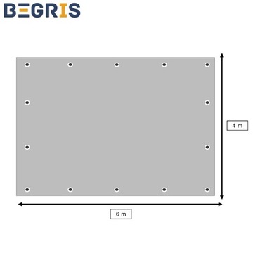 СЕРЕБРЯНЫЙ БРЕЗЕНТ 4X6 ОЧЕНЬ ТОЛСТЫЙ 130 Г ПРОЧНЫЙ УСИЛЕННЫЙ КРЫШКА
