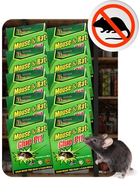 10 мышеловок для крыс, ловушка для мышей, ловушка для живых существ, ПРОЧНЫЙ КЛЕЙ