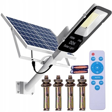 MOCNA LAMPA SOLARNA LED 500W ULICZNA Z PILOTEM