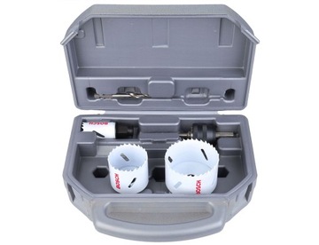 НАБОР КОРОНОЧНЫХ ПИЛОВ PROGRESSOR, 6 ПРЕДМЕТОВ 25–68 мм BOSCH сталь дерево ПВХ