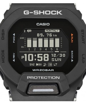 Wstrząsoodporny zegarek męski CASIO G-SHOCK wodoszczelny WR200 smart