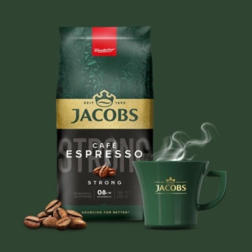 Кофе Jacobs Espresso Strong в зернах 2 х 1 кг
