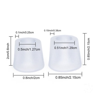 -Прозрачный цвет, 8 пар/коробка