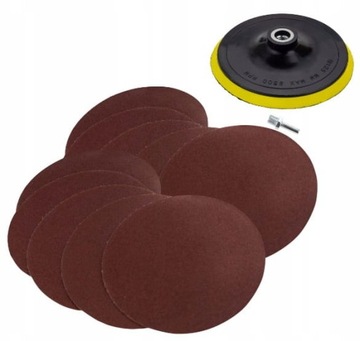 Dysk tarcza na rzep do wiertarki szlifierki 125mm