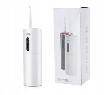 IRYGATOR DO ZĘBÓW DENTYSTYCZNY BEZPRZEWODOWY USB 1 KOŃCÓWKI DYSZE 3 TRYBY