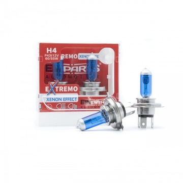 2x H4 EINPARTS EXTREME XENON ZIMNA BIEL +50%