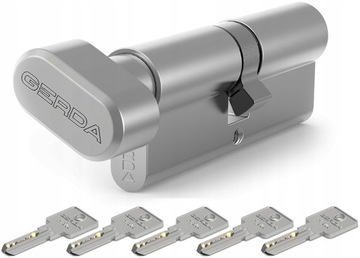 WKŁADKA GERDA H PLUS NIKIEL Z GAŁKĄ 35G/30 GAŁKA PO STRONIE 35mm
