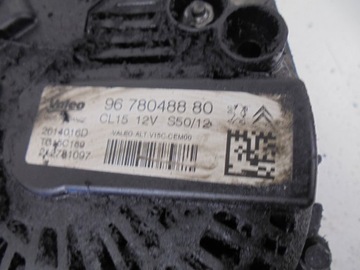 ALTERNÁTOR 9678048880 CITROEN C5 III 1.6 HDI
