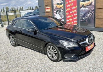 Mercedes Klasa E W212 Coupe Facelifting 200 184KM 2014 Mercedes-Benz Klasa E 2.0 BENZ 184 KM Coupe 2014r Bezwypadkowy Warszawa, zdjęcie 1