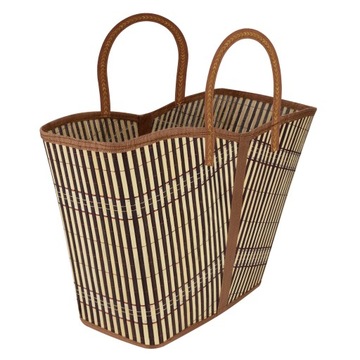 БАМБУКОВАЯ СУМКА С РУЧКАМИ ПЛЯЖНАЯ УНИВЕРСАЛЬНАЯ ПРОГУЛОЧНАЯ СУМКА ДЛЯ ПОКУПОК