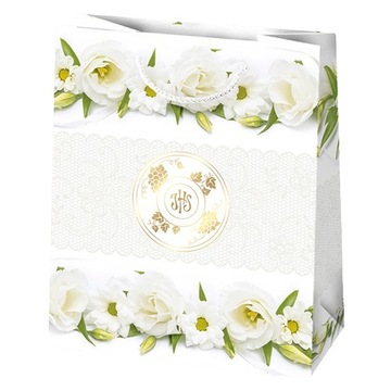 ДЕКОРАТИВНАЯ ПОДАРОЧНАЯ СУМКА И ПРИЧАСТЬЕ Т4 19Х23Х10,5 ВЫКРОЙКА 13