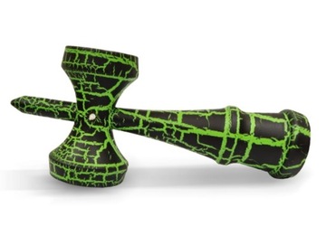 KENDAMA DREWNIANA JAPOŃSKA GRA ZRĘCZNOŚCIOWA GREEN