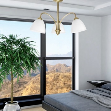 ЛЮСТРА ПОДВЕСНОЙ СВЕТИЛЬНИК, ПОТОЛОЧНЫЙ СВЕТИЛЬНИК, БЕЛЫЙ 13-382