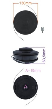 НАКОПИТЕЛЬ СТРУНЫ 130 ММ, РЕЗЬБА M8X1,25 STIGA TA2 TECOMEC