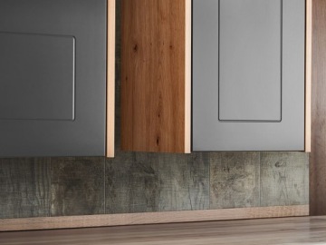 ШКАФ С РАКОВИНОЙ 120СМ MADERA ДУБ ARTISAN ГРАФИТ