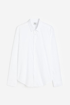 H&M L bawełniana koszula slim fit