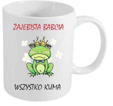 KUBEK ŻAJEBISTA BABCIA DZIEŃ BABCI PREZENT