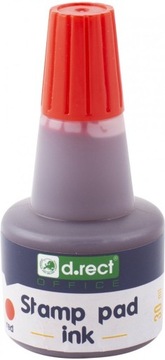 TUSZ do PIECZĄTEK STEPMLI D.RECT CZERWONY 30ML x3