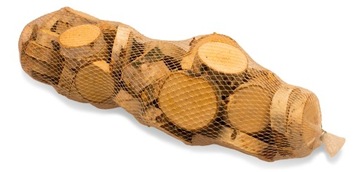 Plastry drewna, drewniane 3-4 cm - 50 sztuk