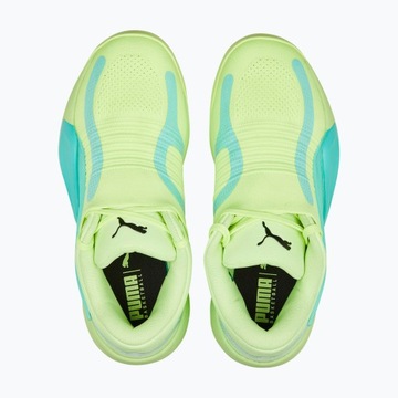 Мужские баскетбольные кроссовки PUMA Rise Nitro быстрый желтый/электрическая мята