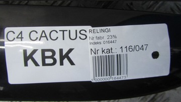 CITROEN C4 CACTUS STŘEŠNÍ NOSIČ STŘEŠNÍ KPL 14-