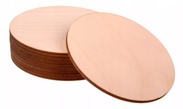 Koło drewniane 4cm 10szt DEKOR eko sklejka PREMIUM