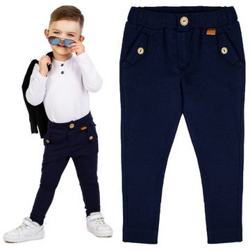 Spodnie slim eleganckie święta 92/98 LUKRENCJA