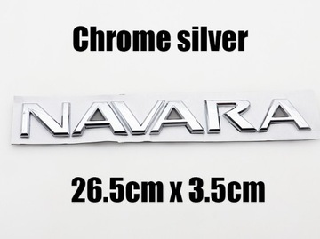 1 KUSU 3D ABS NAVARA LOGO NA AUTO NÁLEPKA W