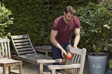 ЧЕРНАЯ + ЭКСЦЕНТРИЧЕСКАЯ ШЛИФОВАЛЬНАЯ МАШИНА DECKER 230W