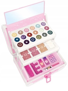 KUFEREK KOSMETYKÓW PAZNOKCI MAKIJAŻ MAKEUP ZESTAW NA PREZENT