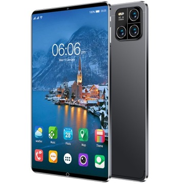 Планшет 6 ГБ ОЗУ — 64 ГБ ПЗУ Поддержка Android 13 AI — черный